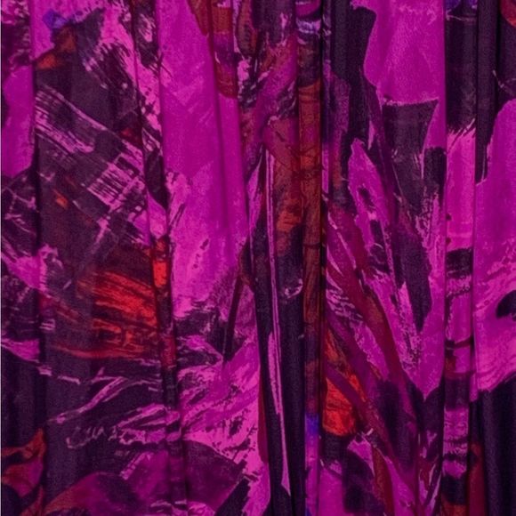 NEW London Times Floral Halter Ruched Waist Sleeveless Maxi Dress | Size 20W - Picture 6 of 11